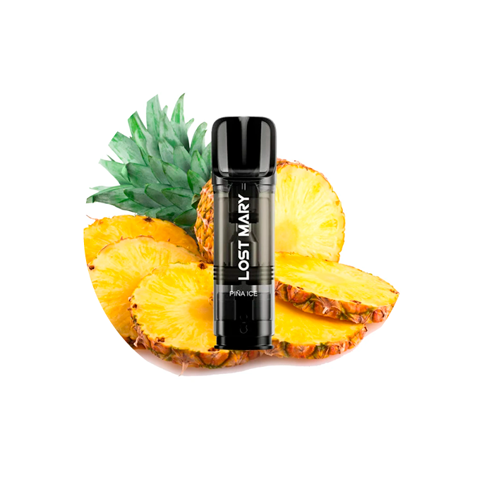 Cápsula rellena Lost Mary Tappo Air 600 puffs 20mg/ml nicotina – 1 ud – Piña Ice