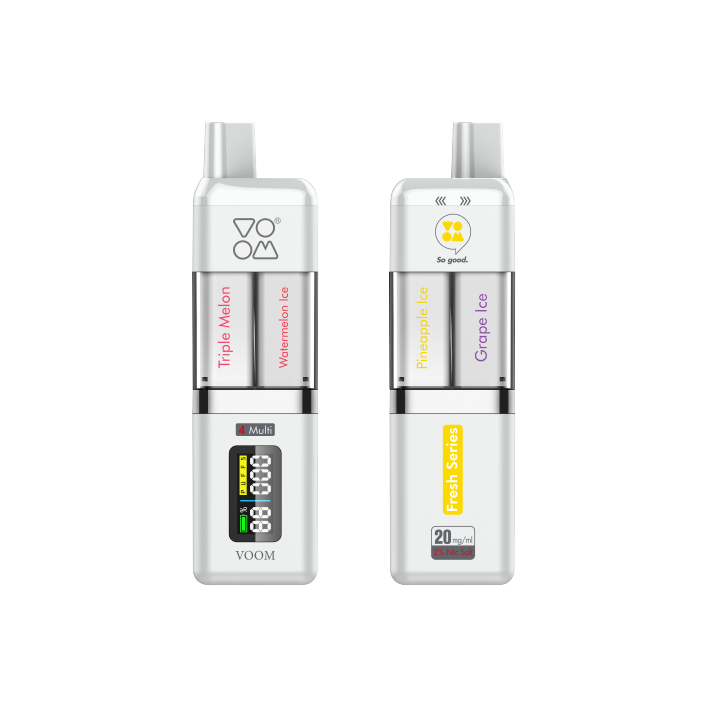 Multi pod VOOM 2400 puffs 4 sabores en 1 con 20 mg/ml nicotina Starter Kit – Fresh Serie