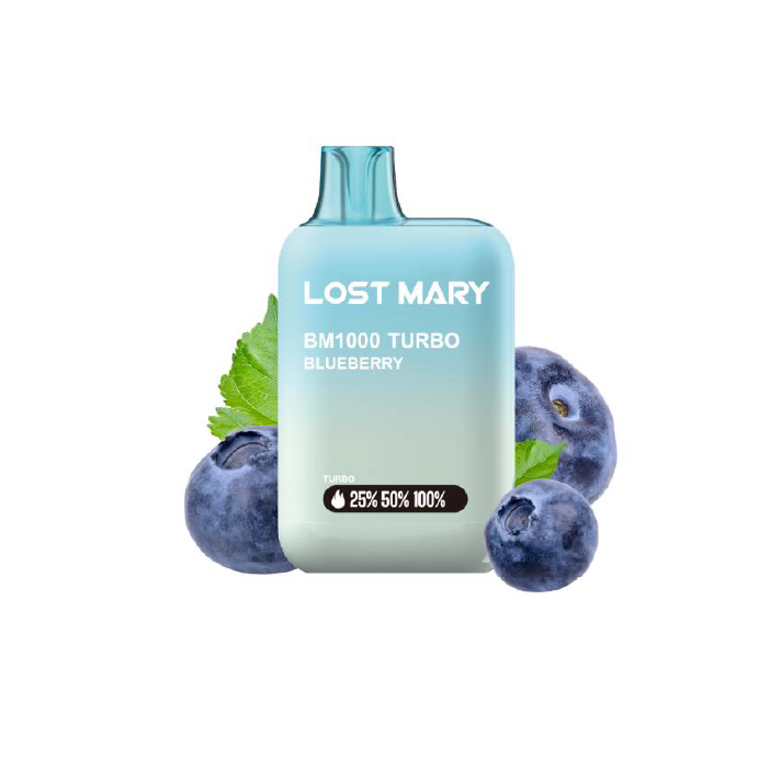 Vaper desechable Lost Mary BM 1000 puffs TURBO 20mg/ml nicotina – Arándanos