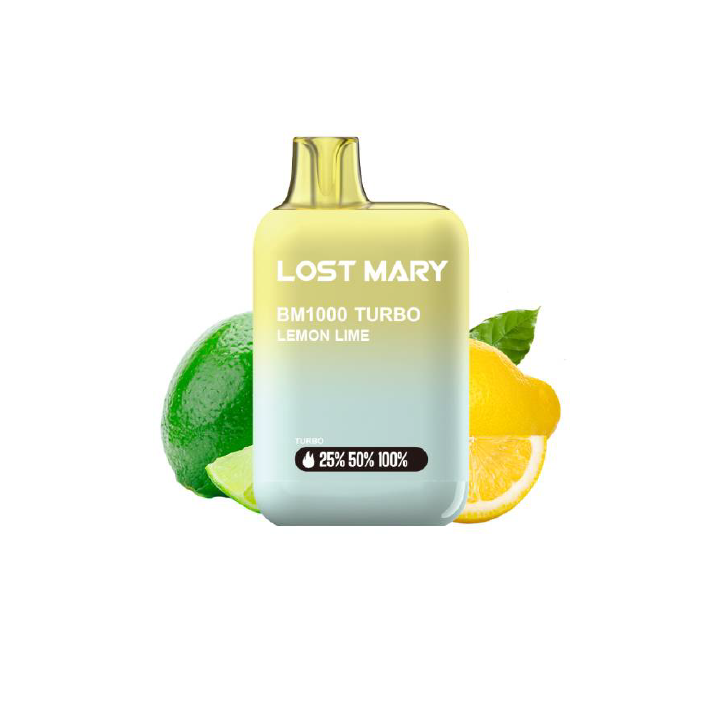 Vaper desechable Lost Mary BM 1000 puffs TURBO 20mg/ml nicotina – Lima Limón