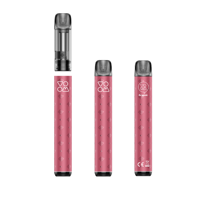 Pod Mi VOOM Recargable + Cápsula POD MESH 600 puffs con 20 mg/ml nicotina Kit Starter – Cereza Ice