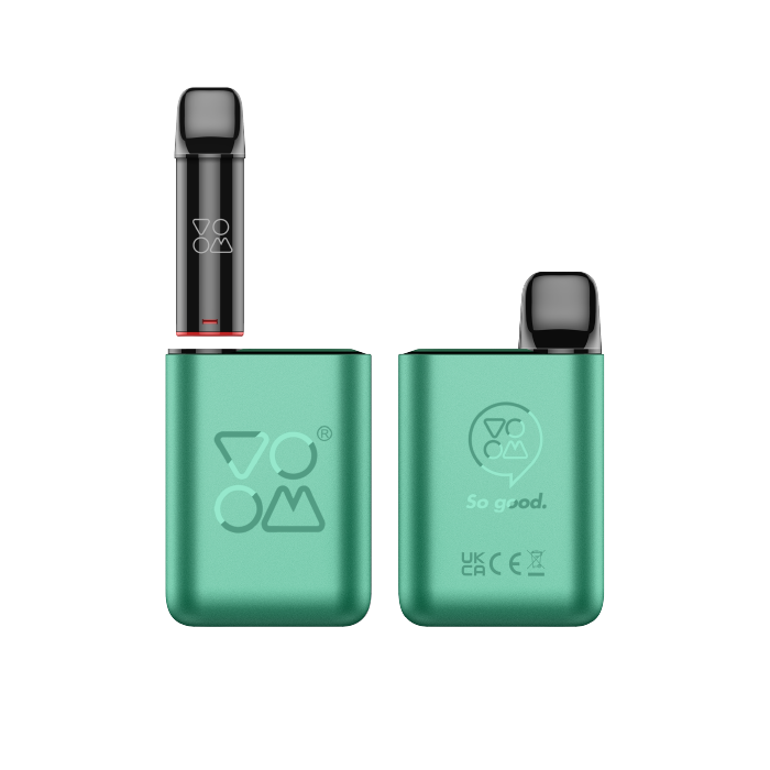 Pod Mod I VOOM Recargable + Cápsula POD MESH 600 puffs con 20 mg/ml nicotina Kit Starter – Menta