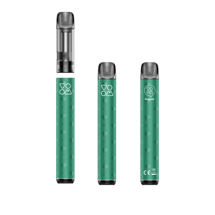 Pod Mi VOOM Recargable + Cápsula POD MESH 600 puffs con 20 mg/ml nicotina Kit Starter – Menta