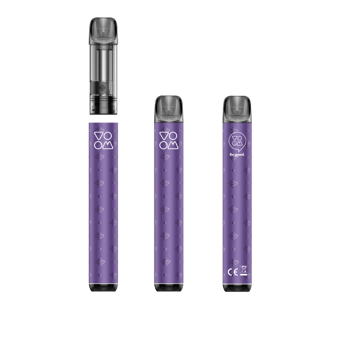 Pod Mi VOOM Recargable + Cápsula POD MESH 600 puffs con 20 mg/ml nicotina Kit Starter – Uva Ice