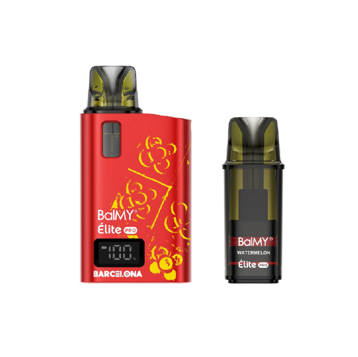 Pod recargable de cápsula BalMY Élite PRO Kit Starter 20mg/ml nicotina – Sandía Barcelona