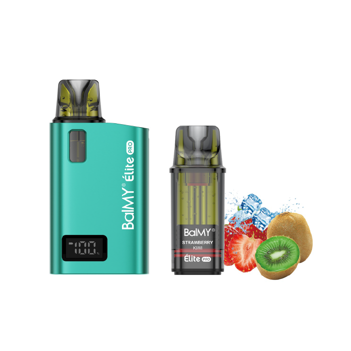 Pod recargable de cápsula BalMY Élite PRO Kit Starter 20mg/ml nicotina – Fresa Kiwi