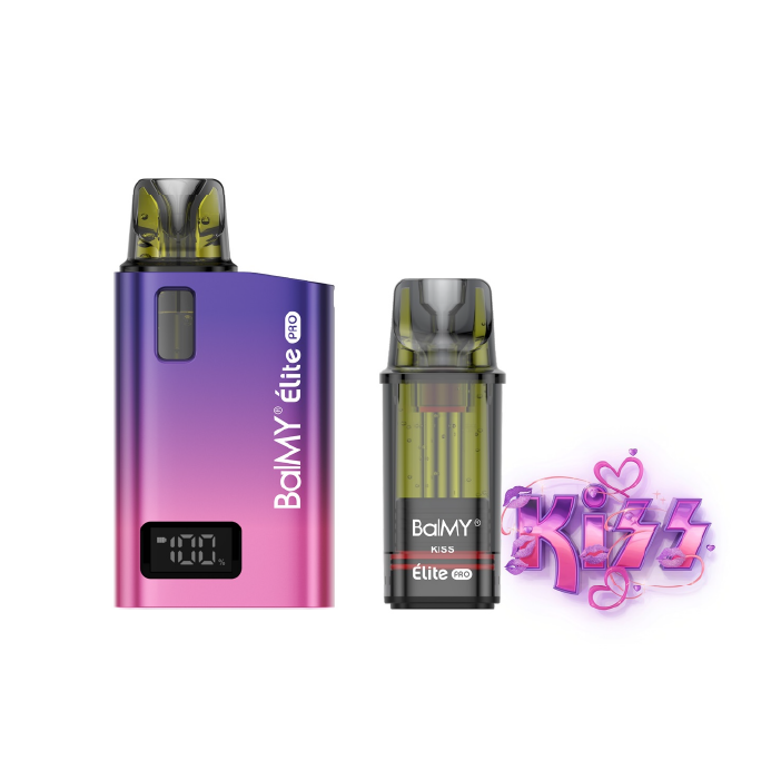 Pod recargable de cápsula BalMY Élite PRO Kit Starter 20mg/ml nicotina – Kiss