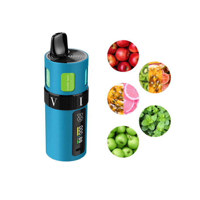 Multi pod VOOM 3000 puffs 5 sabores en 1 con 20 mg/ml nicotina Starter Kit – Sour Serie