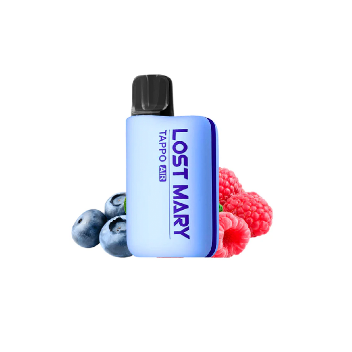 Vaper recargable Lost Mary Tappo Air con cápsula precargada 20mg/ml nicotina – Arándanos y Frambuesa