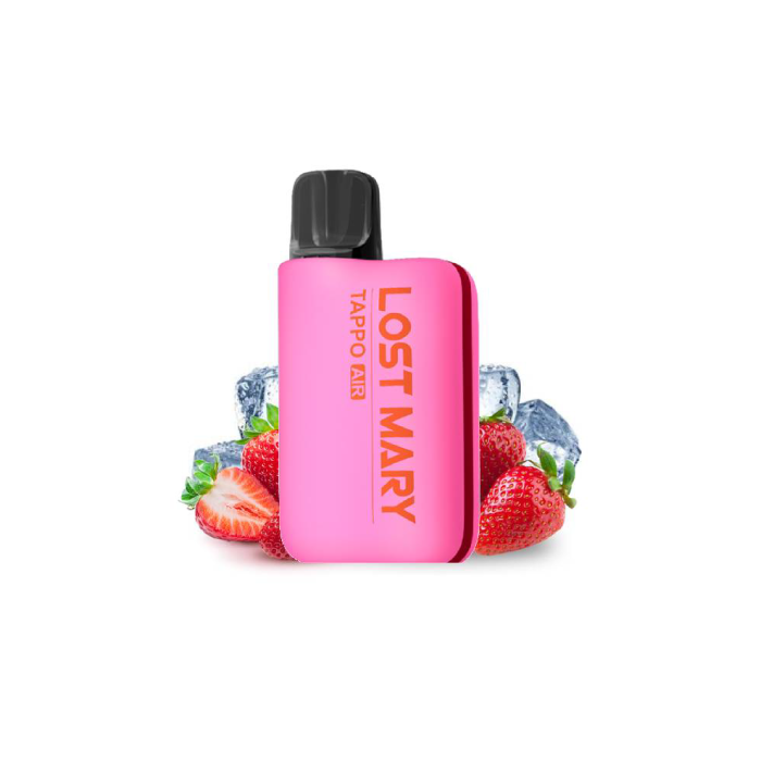 Vaper recargable Lost Mary Tappo Air con cápsula precargada 20mg/ml nicotina – Fresa Ice