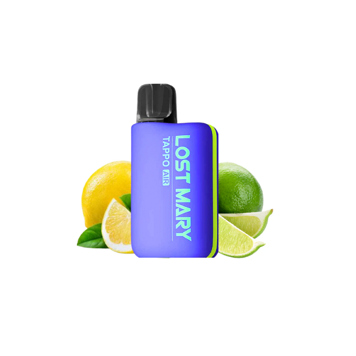 Vaper recargable Lost Mary Tappo Air con cápsula precargada 20mg/ml nicotina – Limón y Lima