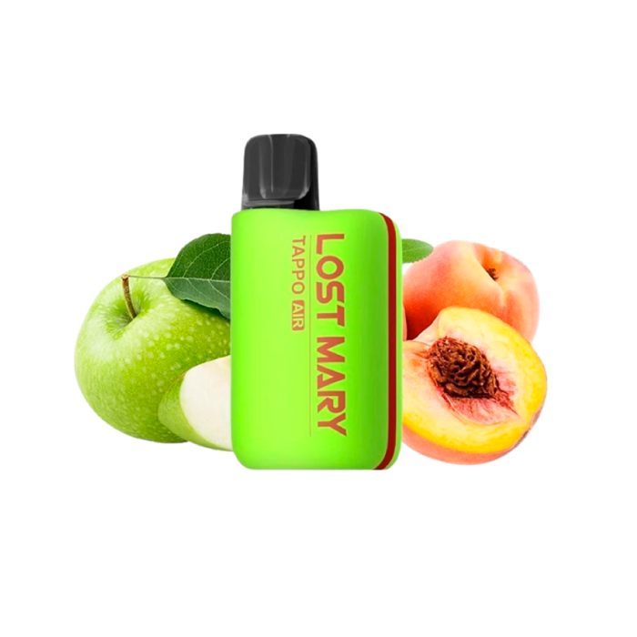 Vaper recargable Lost Mary Tappo Air con cápsula precargada 20mg/ml nicotina – Manzana y Melocotón