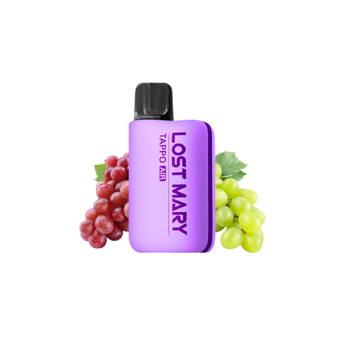 Vaper recargable Lost Mary Tappo Air con cápsula precargada 20mg/ml nicotina – Uva