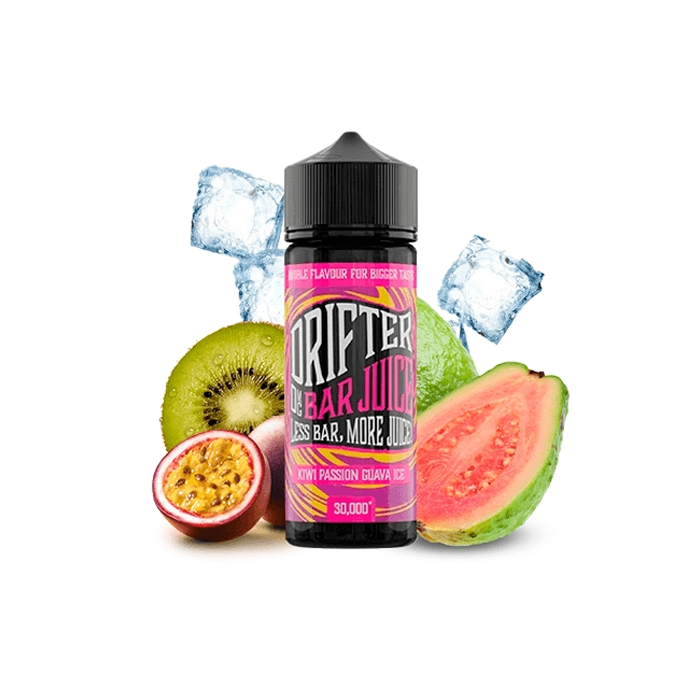 Aroma concentrado Longfill Drifter Juice Sauz bote 24 ml. – Kiwi Passion Guava Ice