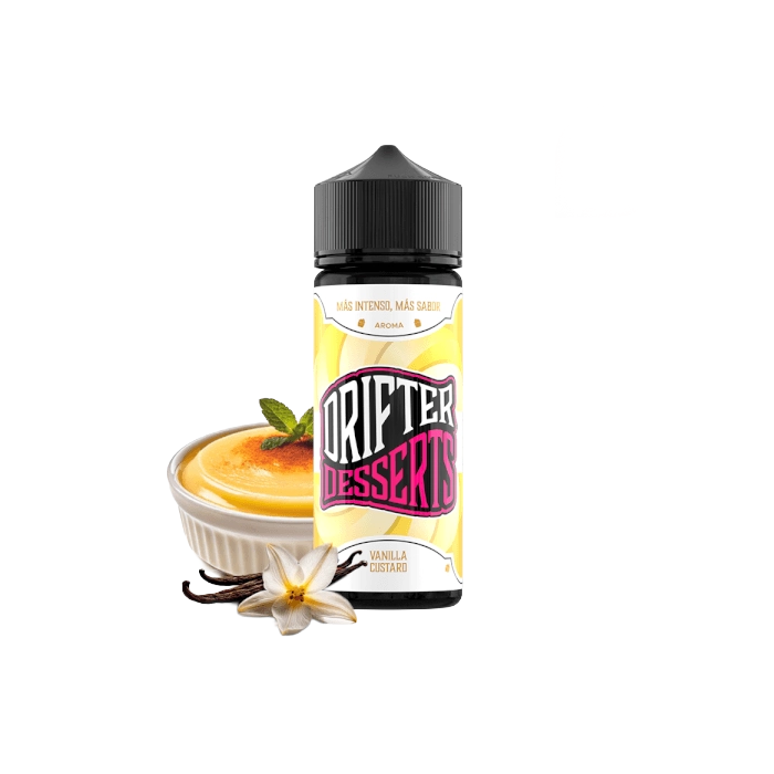 Aroma concentrado Longfill Drifter Juice Sauz bote 24 ml. – Vainilla Custard